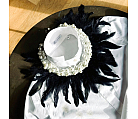 Feather necklace ROMANITA